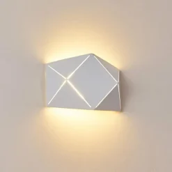 Applique murale Shouver LED Blanc, 1 lumière