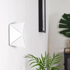 Applique murale Shouver LED Blanc, 1 lumière