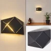 Applique murale Shouver LED Noir, 1 lumière