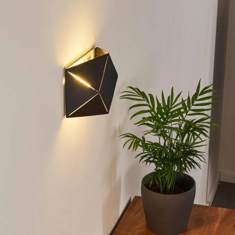Applique murale Shouver LED Noir, 1 lumière