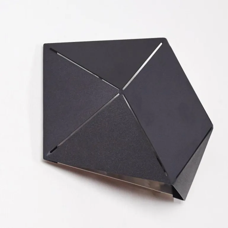 Applique murale Shouver LED Noir, 1 lumière