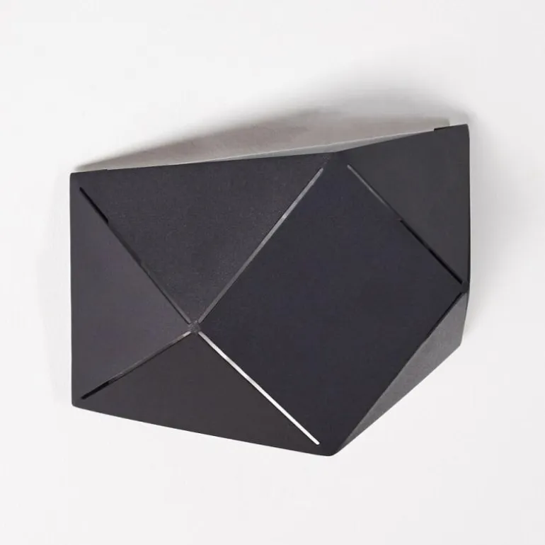 Applique murale Shouver LED Noir, 1 lumière