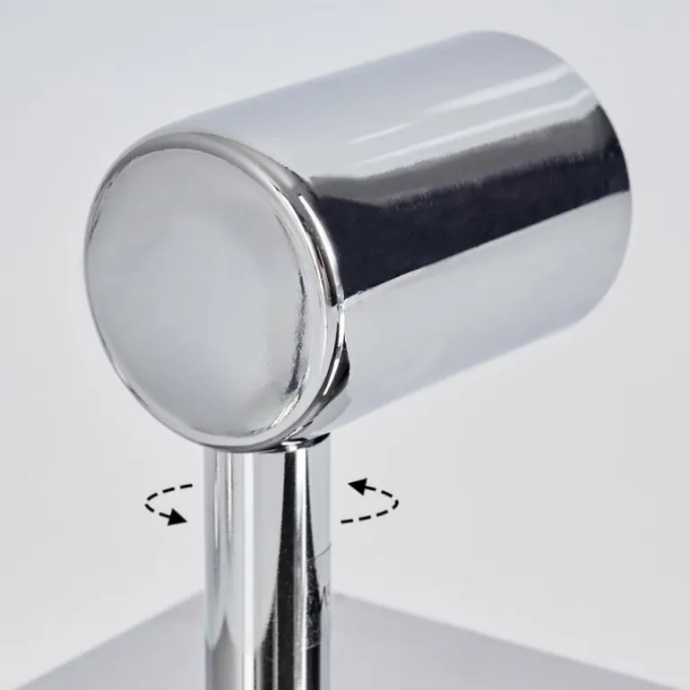 Applique murale Sibarco Chrome, 2 lumières