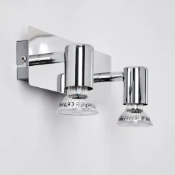 Applique murale Sibarco Chrome, 2 lumières