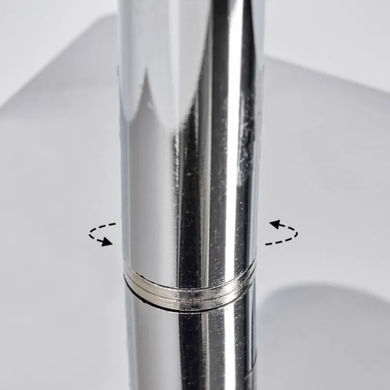 Applique murale Sibarco Chrome, 2 lumières