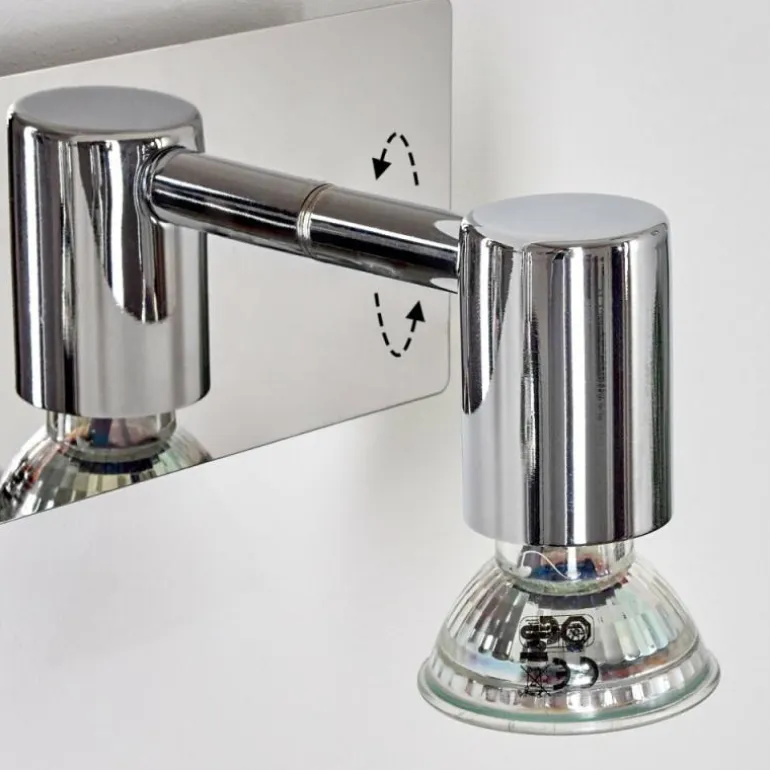 Applique murale Sibarco LED Chrome, 2 lumières