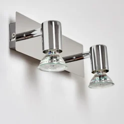 Applique murale Sibarco LED Chrome, 2 lumières