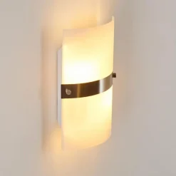 Applique murale Sibo Acier inoxydable, 2 lumières