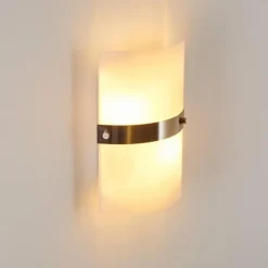 Applique murale Sibo Acier inoxydable, 2 lumières