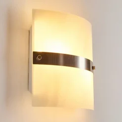 Applique murale Sibo Acier inoxydable, 2 lumières