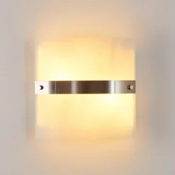 Applique murale Sibo Acier inoxydable, 2 lumières