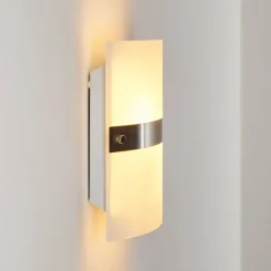 Applique murale Sibo Acier inoxydable, 2 lumières