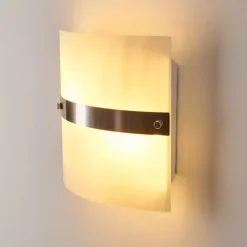 Applique murale Sibo Acier inoxydable, 2 lumières