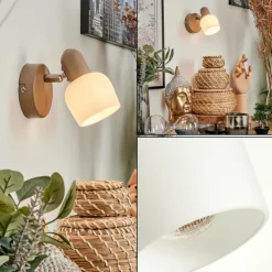 Applique murale Sivol Beige, Sable, 1 lumière