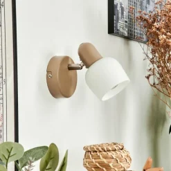 Applique murale Sivol Beige, Sable, 1 lumière