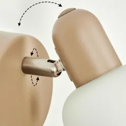 Applique murale Sivol Beige, Sable, 1 lumière