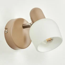 Applique murale Sivol Beige, Sable, 1 lumière