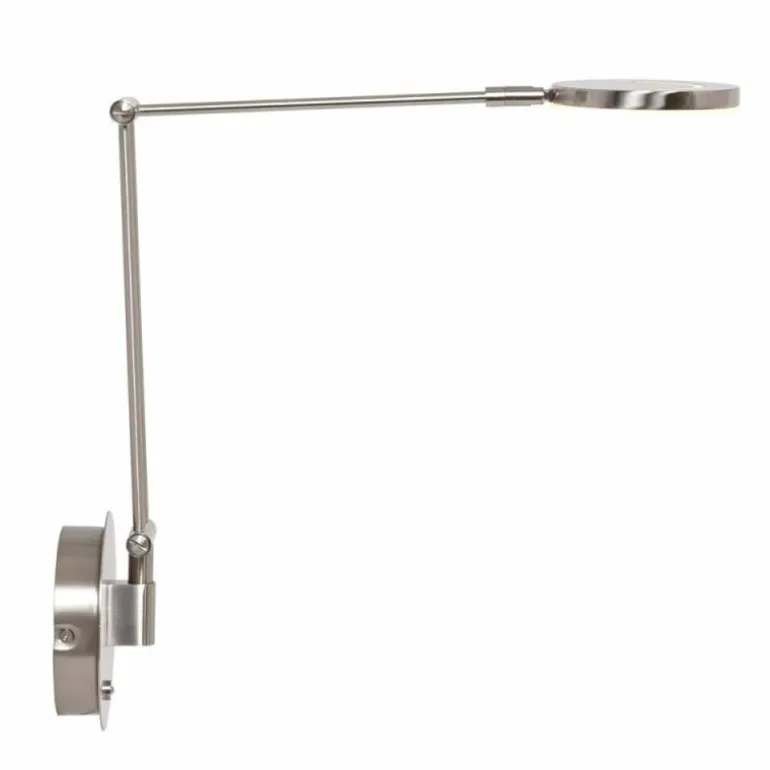 Applique murale Steinhauer Soleil LED Acier brossé, 1 lumière