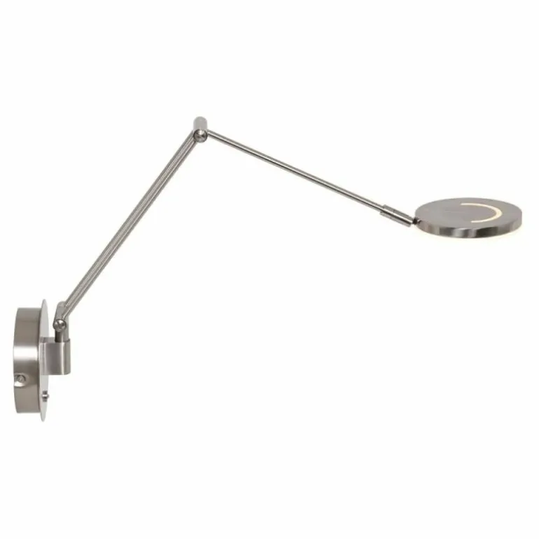 Applique murale Steinhauer Soleil LED Acier brossé, 1 lumière