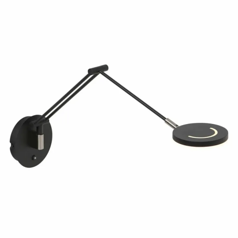 Applique murale Steinhauer Soleil LED Noir, 1 lumière
