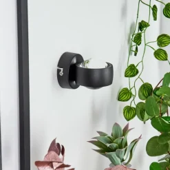 Applique murale Stong LED Noir, 1 lumière