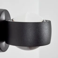 Applique murale Stong LED Noir, 1 lumière