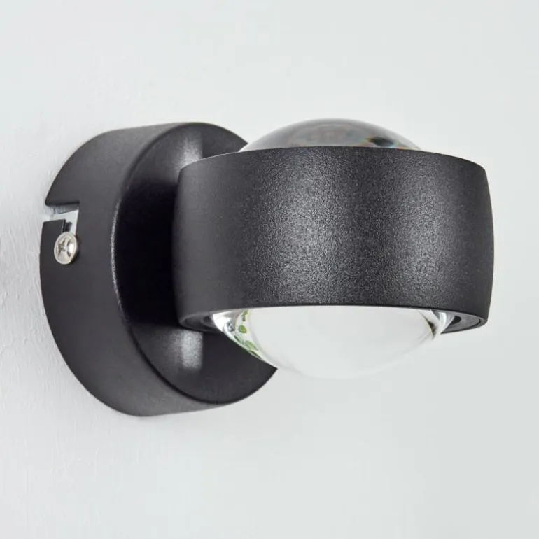 Applique murale Stong LED Noir, 1 lumière