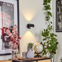 Applique murale Stong LED Noir, 1 lumière