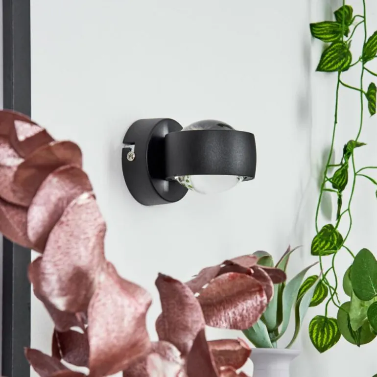 Applique murale Stong LED Noir, 1 lumière