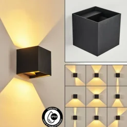 Applique murale Strandaa LED Noir, 2 lumières