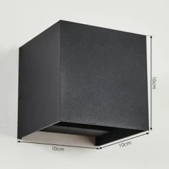 Applique murale Strandaa LED Noir, 2 lumières