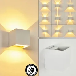 Applique murale Strandaa LED Blanc, 2 lumières