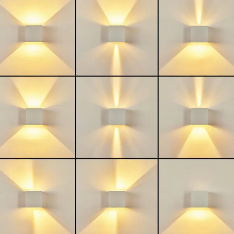 Applique murale Strandaa LED Blanc, 2 lumières