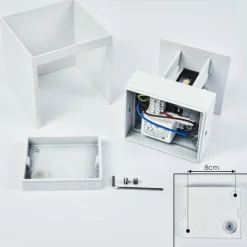 Applique murale Strandaa LED Blanc, 2 lumières