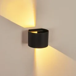 Applique murale Strandaa LED Noir, 2 lumières