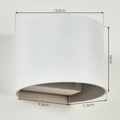 Applique murale Strandaa LED Blanc, 2 lumières