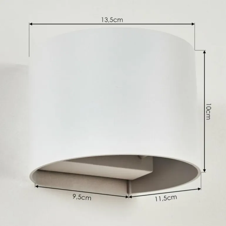 Applique murale Strandaa LED Blanc, 2 lumières