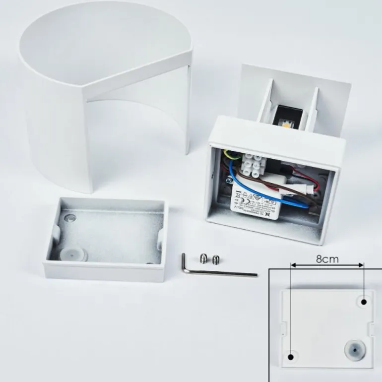 Applique murale Strandaa LED Blanc, 2 lumières