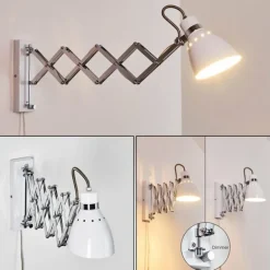 Applique murale Stranderott Chrome, Blanc, 1 lumière