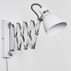 Applique murale Stranderott Chrome, Blanc, 1 lumière