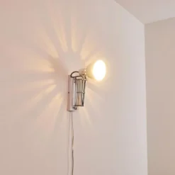 Applique murale Stranderott Chrome, Blanc, 1 lumière