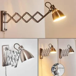 Applique murale Stranderott Chrome, Acier inoxydable, 1 lumière