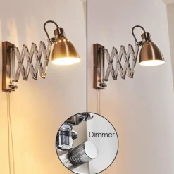 Applique murale Stranderott Chrome, Acier inoxydable, 1 lumière