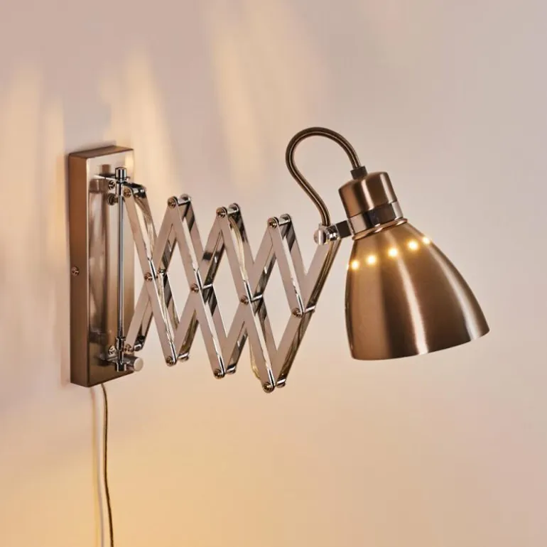 Applique murale Stranderott Chrome, Acier inoxydable, 1 lumière