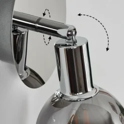 Applique murale Stranderod Chrome, 1 lumière