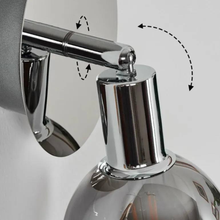 Applique murale Stranderod Chrome, 1 lumière