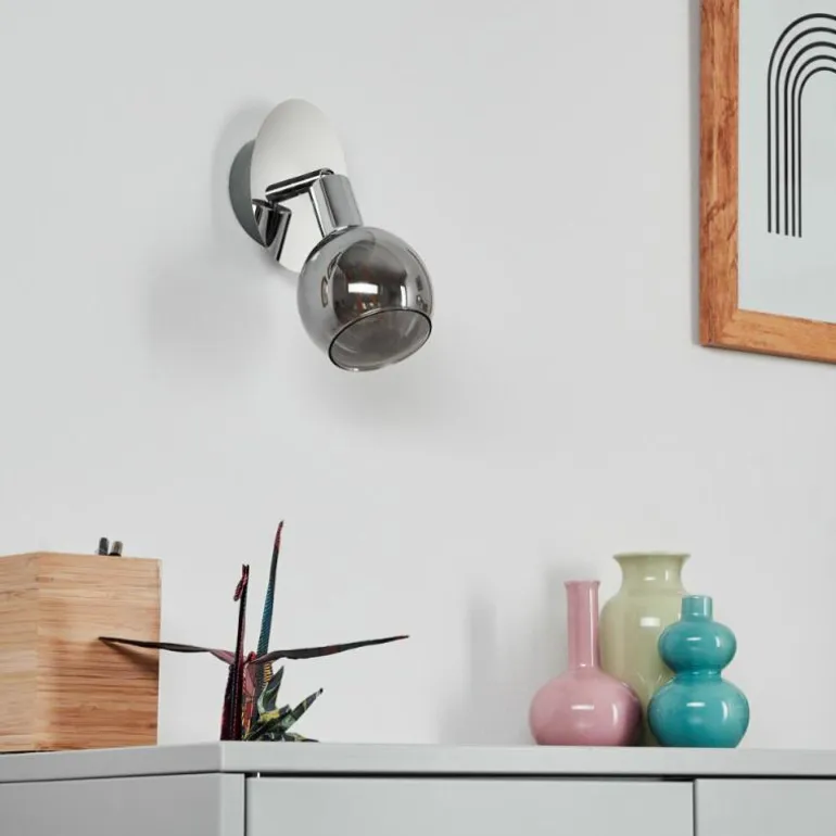 Applique murale Stranderod Chrome, 1 lumière