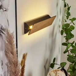 Applique murale Syar LED Noir, 1 lumière