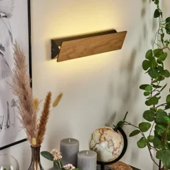 Applique murale Syar LED Noir, 1 lumière
