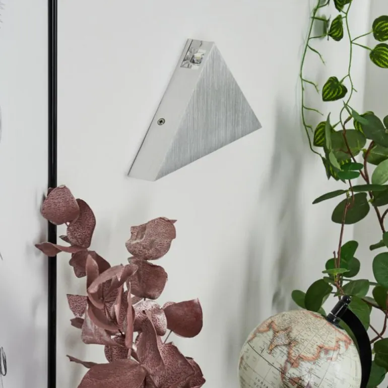 Applique murale Tapurai LED Argenté, 1 lumière